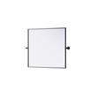 Elegant Kitchen And Bath Amoura 27X30 Pivot Mirror in Black