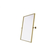 Elegant Kitchen And Bath Amoura 27X30 Pivot Mirror in Brass