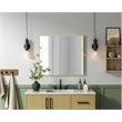Elegant Kitchen And Bath Amoura 27X30 Pivot Mirror in Brass