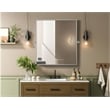 Elegant Kitchen And Bath Amoura 27X30 Pivot Mirror in Silver