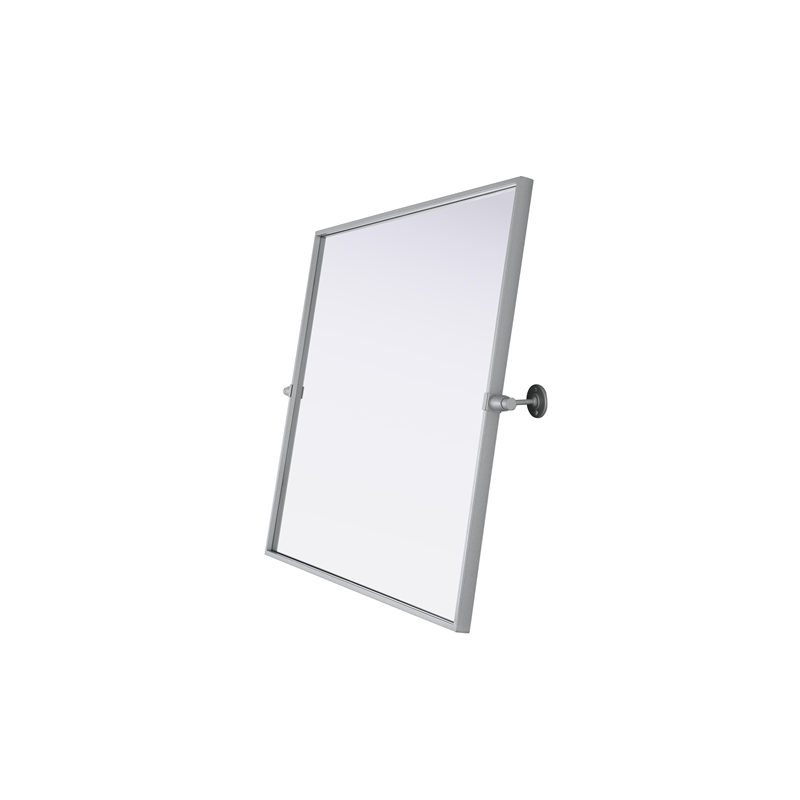 Elegant Kitchen And Bath Amoura 27X30 Pivot Mirror in Silver