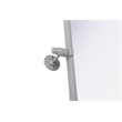 Elegant Kitchen And Bath Amoura 27X30 Pivot Mirror in Silver