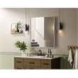 Elegant Kitchen And Bath Amoura 27X30 Pivot Mirror in Silver