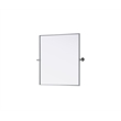 Elegant Kitchen And Bath Amoura 27X30 Pivot Mirror in Silver