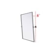 Elegant Kitchen And Bath Amoura 27X30 Pivot Mirror in Silver