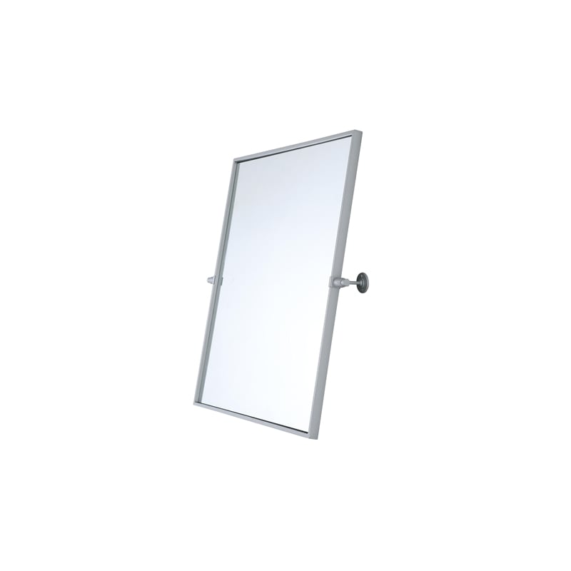 Elegant Kitchen And Bath Amoura 27X30 Pivot Mirror in Silver