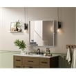 Elegant Kitchen And Bath Amoura 27X30 Pivot Mirror in Silver