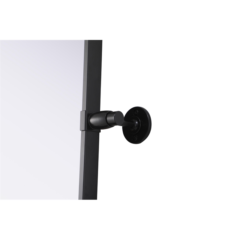Elegant Kitchen And Bath Amoura 27X36 Pivot Mirror in Black