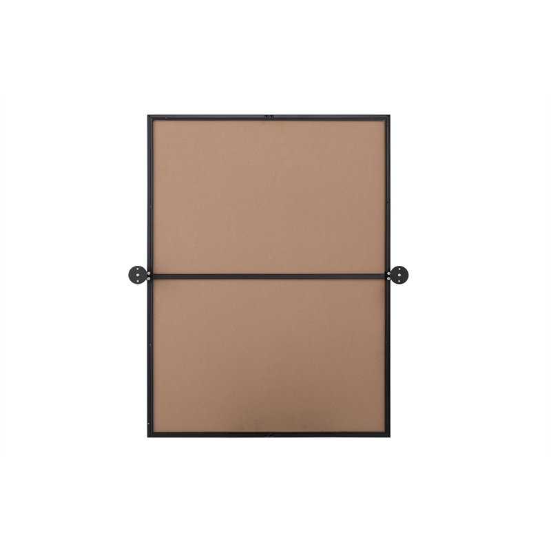 Elegant Kitchen And Bath Amoura 27X36 Pivot Mirror in Black