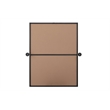 Elegant Kitchen And Bath Amoura 27X36 Pivot Mirror in Black