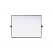 Elegant Kitchen And Bath Amoura 27X36 Pivot Mirror in Black