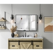 Elegant Kitchen And Bath Amoura 27X36 Pivot Mirror in Black