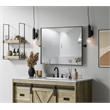 Elegant Kitchen And Bath Amoura 27X36 Pivot Mirror in Black