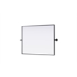 Elegant Kitchen And Bath Amoura 27X36 Pivot Mirror in Black