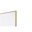 Elegant Kitchen And Bath Amoura 27X36 Pivot Mirror in Brass
