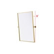 Elegant Kitchen And Bath Amoura 27X36 Pivot Mirror in Brass