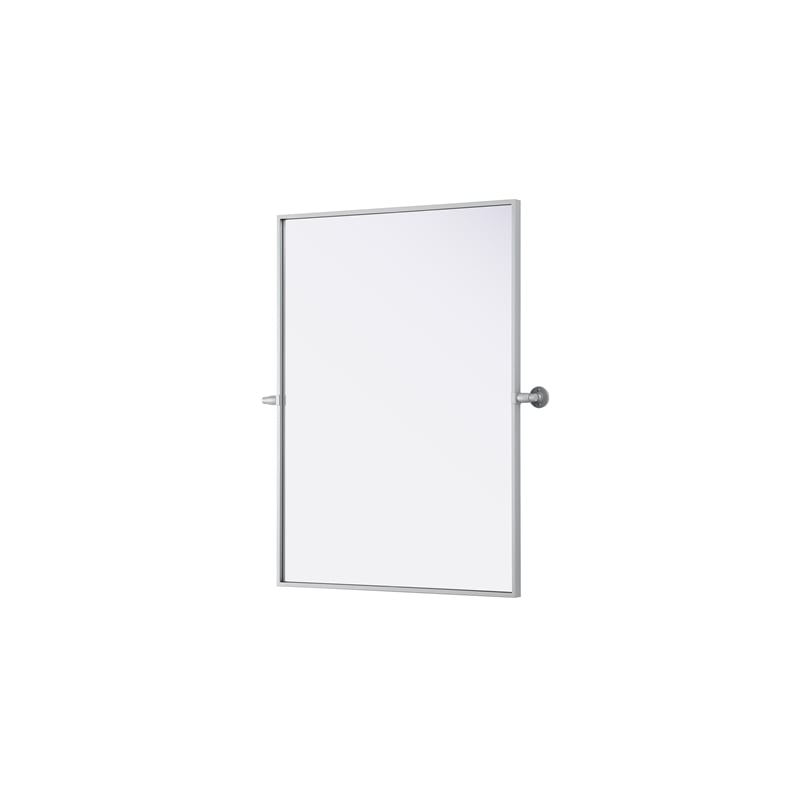 Elegant Kitchen And Bath Amoura 27X36 Pivot Mirror in Silver