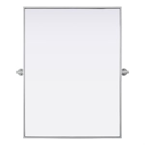 Elegant Kitchen And Bath Amoura 27X36 Pivot Mirror in Silver