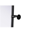 Elegant Kitchen And Bath Amoura 30X36 Pivot Mirror in Black
