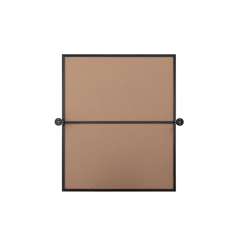 Elegant Kitchen And Bath Amoura 30X36 Pivot Mirror in Black