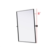 Elegant Kitchen And Bath Amoura 30X36 Pivot Mirror in Black