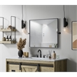 Elegant Kitchen And Bath Amoura 30X36 Pivot Mirror in Black