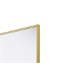 Elegant Kitchen And Bath Amoura 30X36 Pivot Mirror in Brass