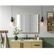 Elegant Kitchen And Bath Amoura 30X36 Pivot Mirror in Brass