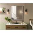 Elegant Kitchen And Bath Amoura 30X36 Pivot Mirror in Silver