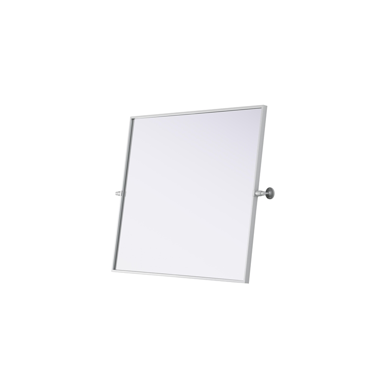Elegant Kitchen And Bath Amoura 30X36 Pivot Mirror in Silver