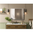 Elegant Kitchen And Bath Amoura 30X36 Pivot Mirror in Silver