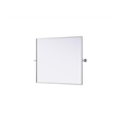 Elegant Kitchen And Bath Amoura 30X36 Pivot Mirror in Silver