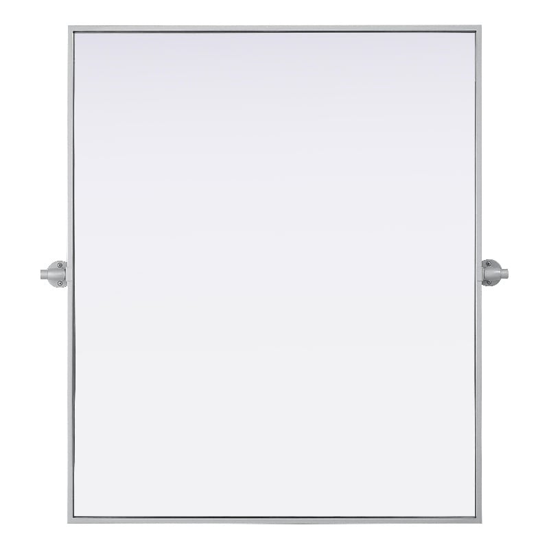 Elegant Kitchen And Bath Amoura 30X36 Pivot Mirror in Silver