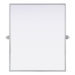 Elegant Kitchen And Bath Amoura 30X36 Pivot Mirror in Silver