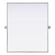 Elegant Kitchen And Bath Amoura 30X36 Pivot Mirror in Silver