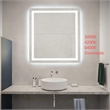 Elegant Kitchen And Bath Riven 40X36 Led Mirror in Silver