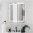 Elegant Kitchen And Bath Riven 40X36 Led Mirror in Silver