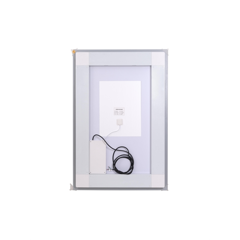 Elegant Kitchen And Bath Riven 40X36 Led Mirror in Silver