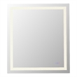 Elegant Kitchen And Bath Riven 40X36 Led Mirror in Silver