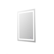 Elegant Kitchen And Bath Riven 48X36 Led Mirror in Silver