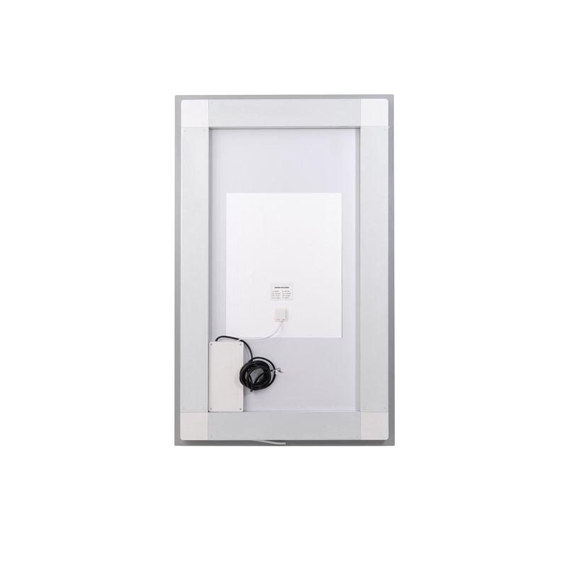 Elegant Kitchen And Bath Riven 48X36 Led Mirror in Silver
