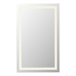 Elegant Kitchen And Bath Riven 48X36 Led Mirror in Silver
