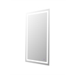 Elegant Kitchen And Bath Riven 60X36 Led Mirror in Silver