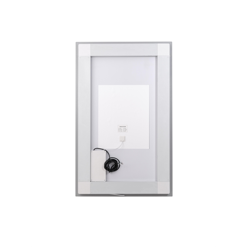 Elegant Kitchen And Bath Riven 60X36 Led Mirror in Silver
