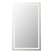 Elegant Kitchen And Bath Riven 60X36 Led Mirror in Silver