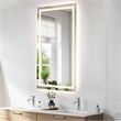 Elegant Kitchen And Bath Riven 72X36 Led Mirror in Silver