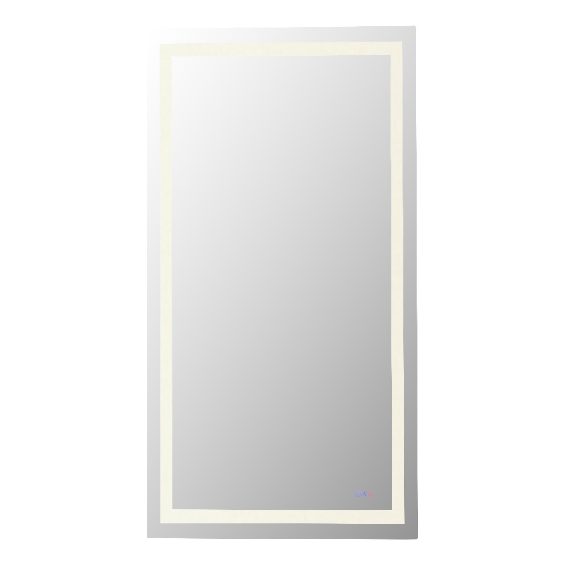 Elegant Kitchen And Bath Riven 72X36 Led Mirror in Silver