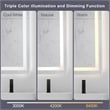 Elegant Kitchen And Bath Riven 60X42 Led Mirror in Silver