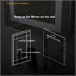 Elegant Kitchen And Bath Riven 60X42 Led Mirror in Silver