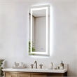 Elegant Kitchen And Bath Riven 60X42 Led Mirror in Silver